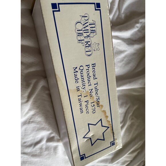 The Pampered Chef Valtrompia Bread Tube Star Shape Stainless Steel With Box & Re - Picture 2 of 11